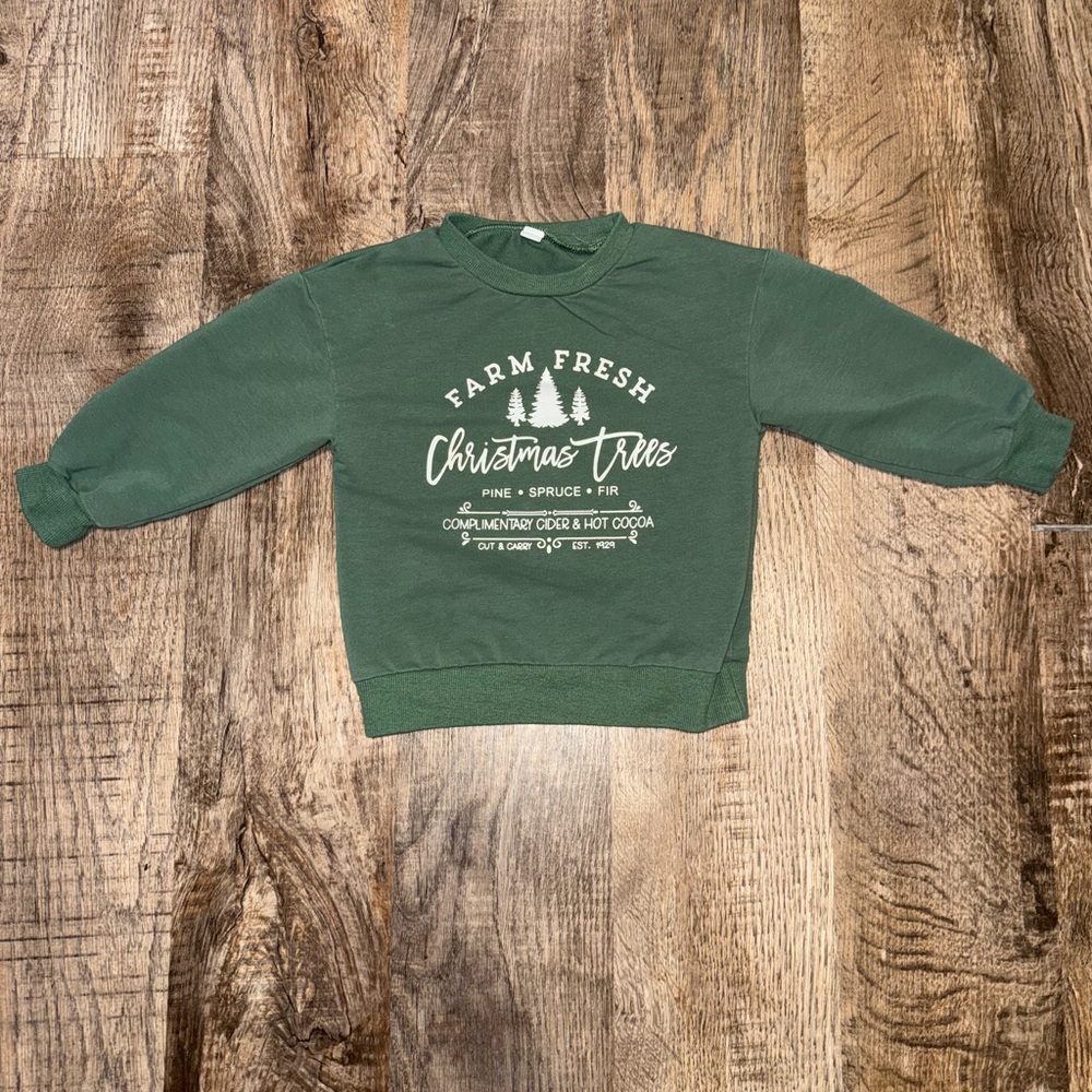 Green Christmas Trees Sweater